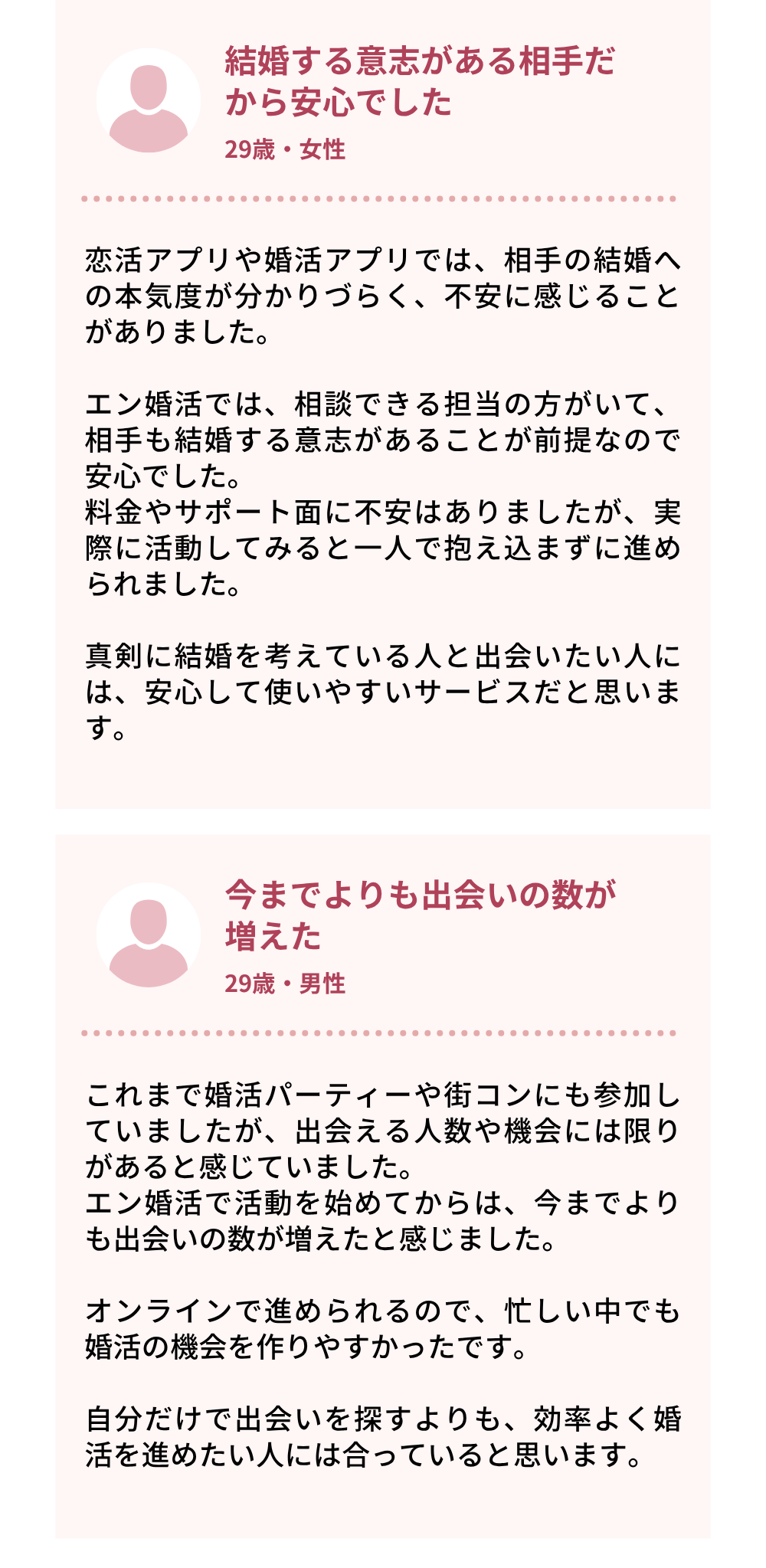 エン婚活の口コミ